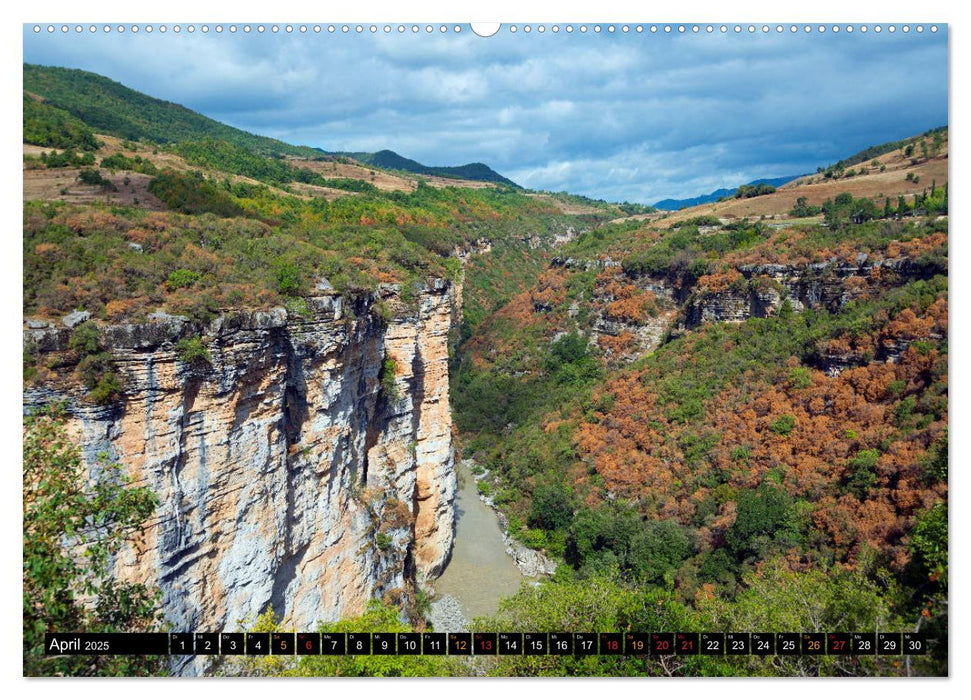 Landschaften in Albanien (CALVENDO Premium Wandkalender 2025)