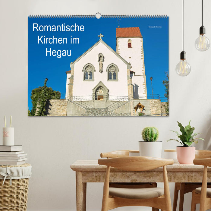 Romantische Kirchen im Hegau (CALVENDO Wandkalender 2025)