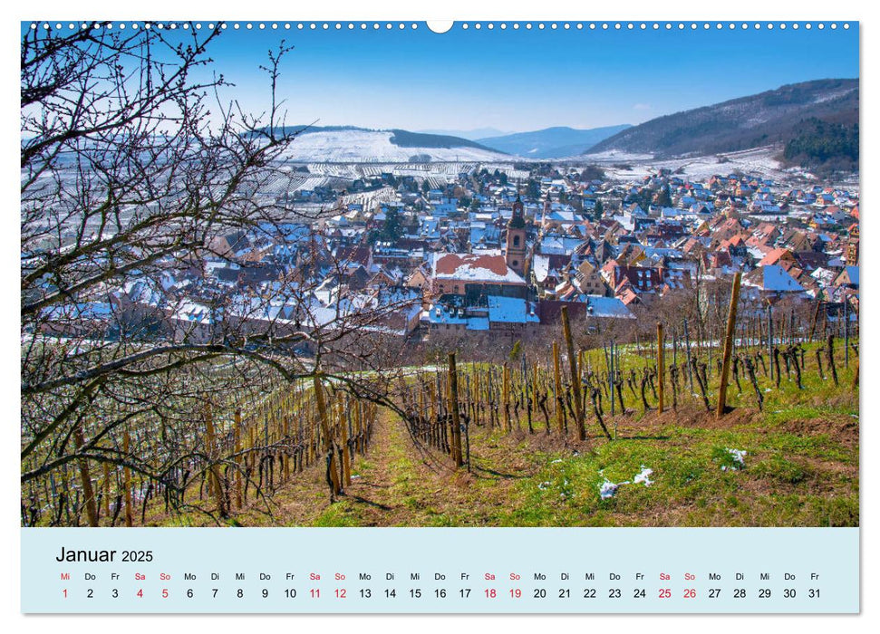 Elsass- und Vogesenträume (CALVENDO Premium Wandkalender 2025)