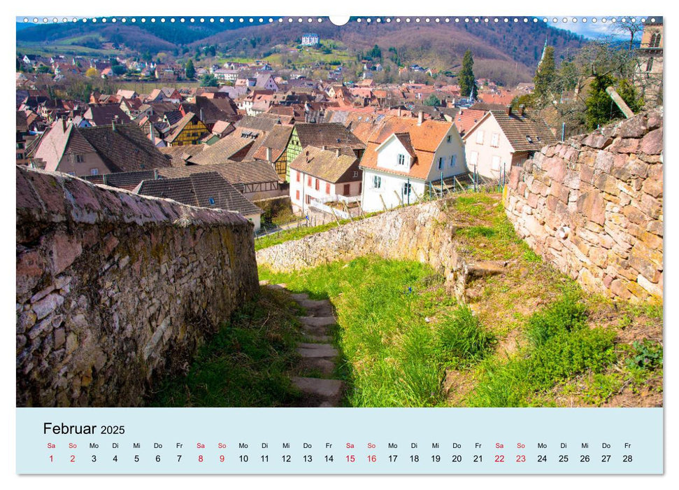 Elsass- und Vogesenträume (CALVENDO Premium Wandkalender 2025)