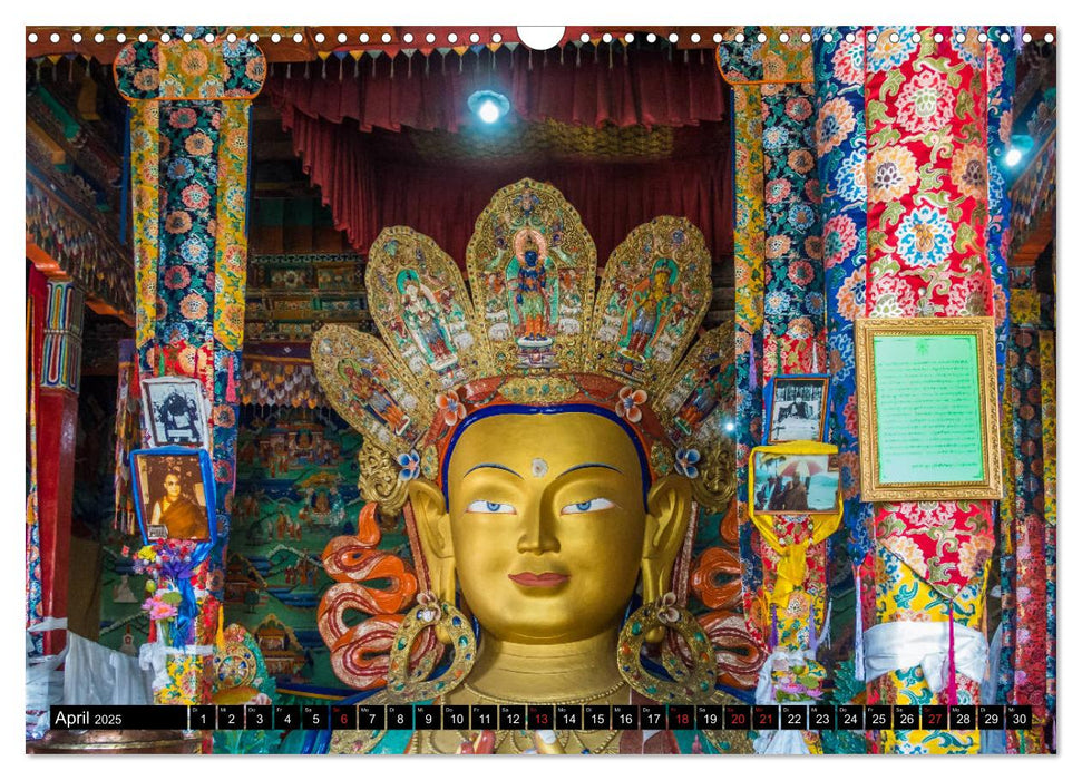 Ladakh - Buddhistische Klöster (CALVENDO Wandkalender 2025)