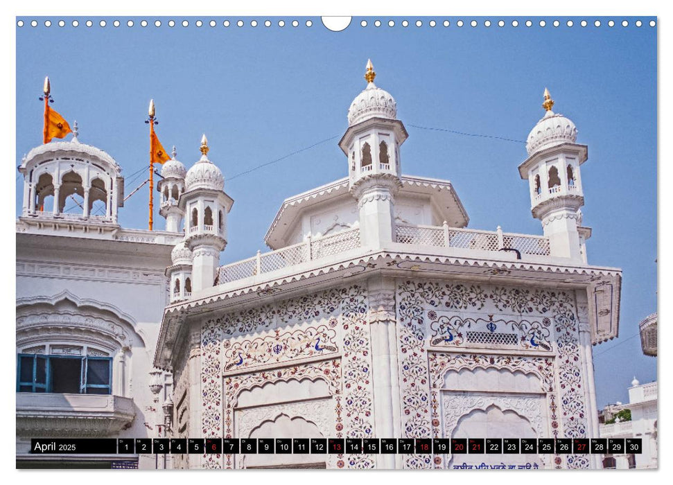 Amritsar - Der goldene Tempel (CALVENDO Wandkalender 2025)