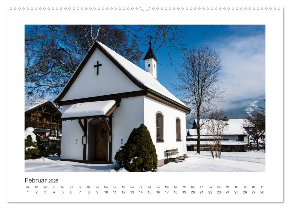 Kapellen im Ostallgäu (CALVENDO Premium Wandkalender 2025)