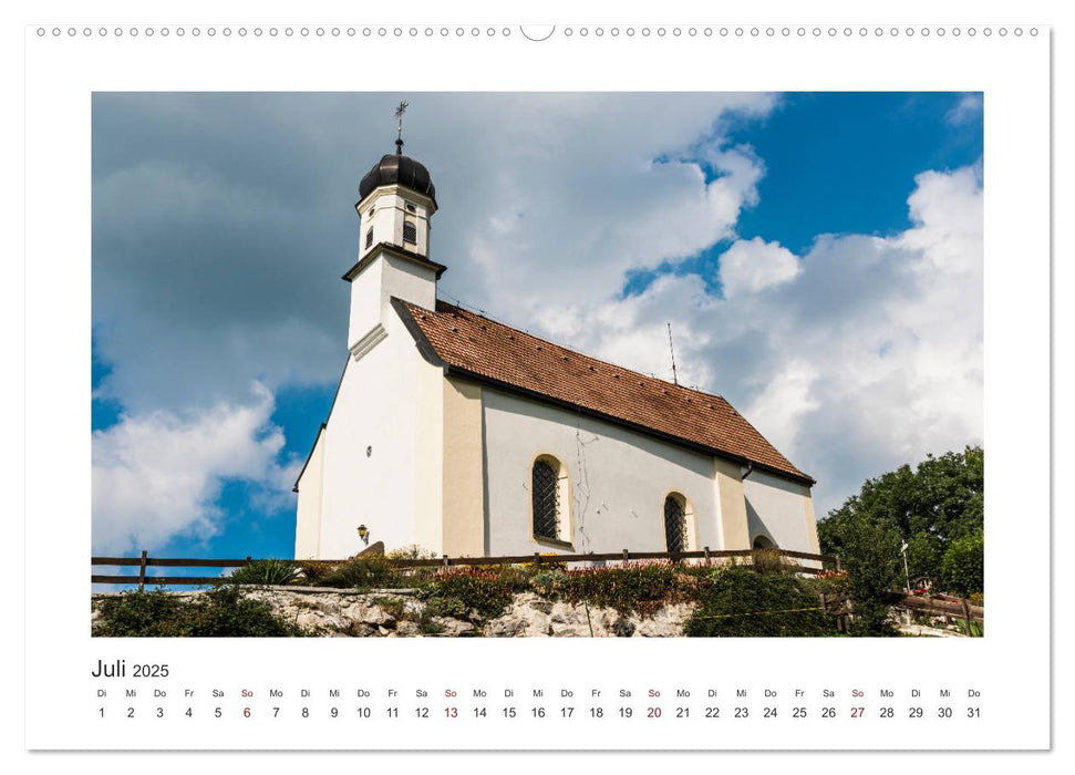 Kapellen im Ostallgäu (CALVENDO Premium Wandkalender 2025)