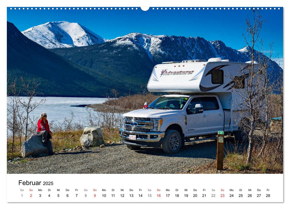 KANADA Mit dem Camper quer durch die Rockies (CALVENDO Wandkalender 2025)