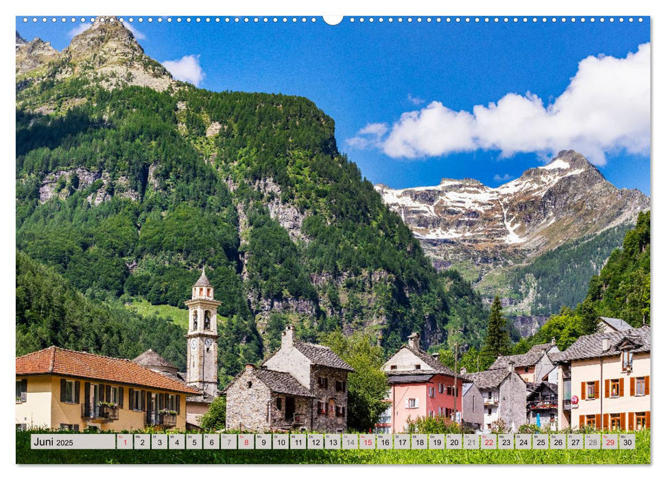 Ticino romantico (CALVENDO Premium Wandkalender 2025)