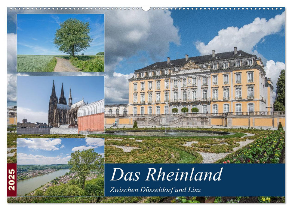 Das Rheinland - Zwischen Düsseldorf und Linz (CALVENDO Wandkalender 2025)