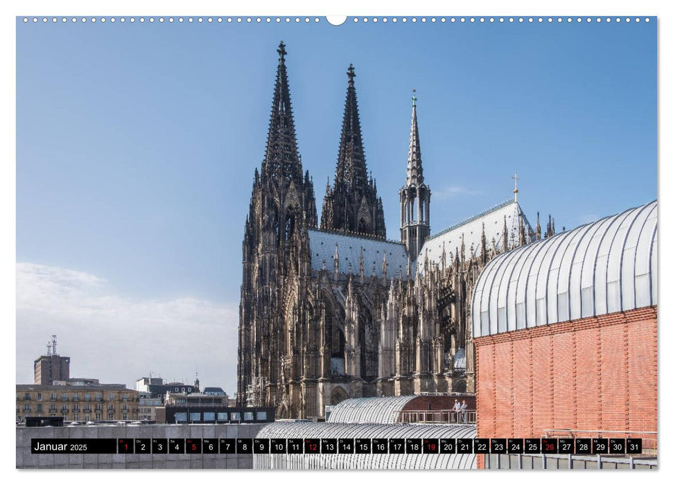 Das Rheinland - Zwischen Düsseldorf und Linz (CALVENDO Wandkalender 2025)