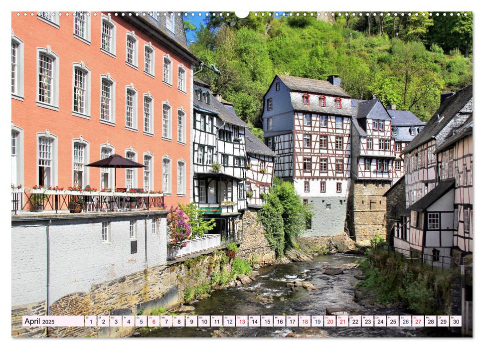 Monschau - Ein sehenswertes Städchen in der Rureifel (CALVENDO Premium Wandkalender 2025)