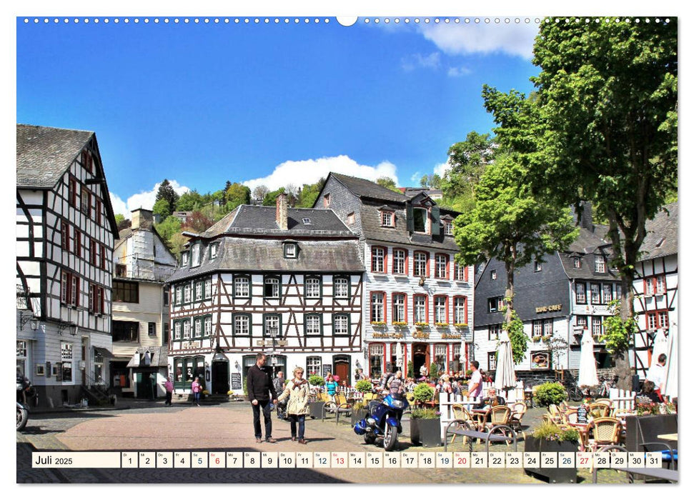 Monschau - Ein sehenswertes Städchen in der Rureifel (CALVENDO Premium Wandkalender 2025)