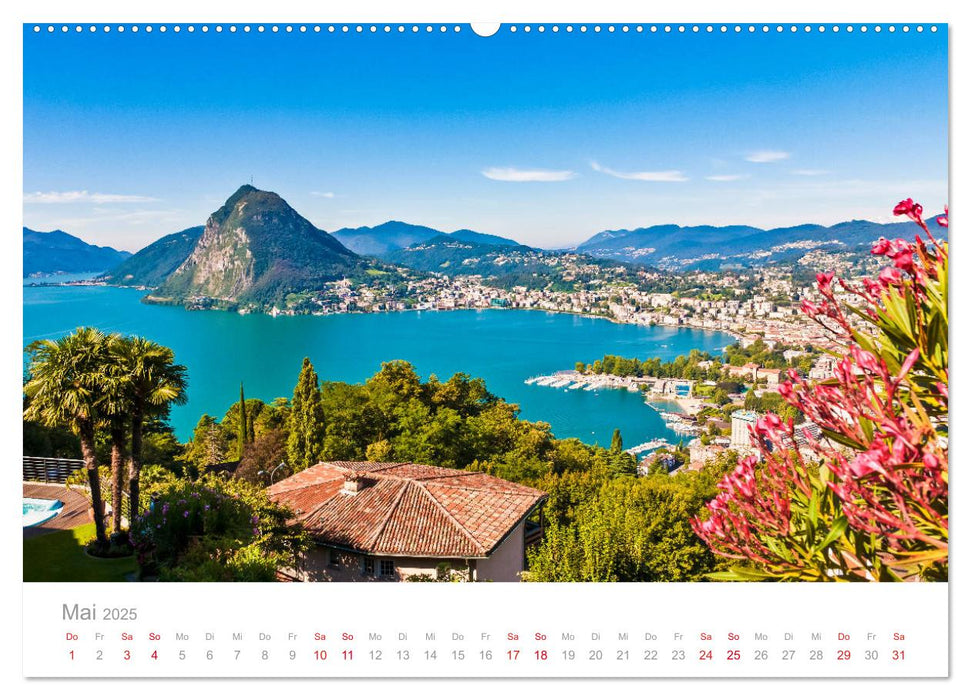 TRAUMZIELE DER SCHWEIZ Impressionen (CALVENDO Premium Wandkalender 2025)