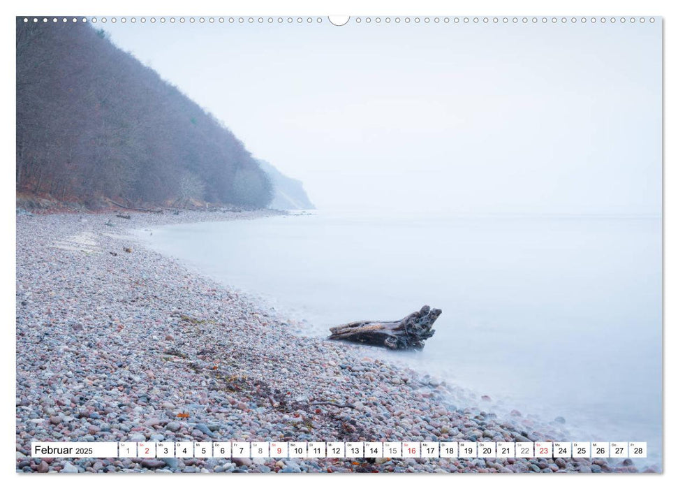 Insel Rügen - Die Küste von Sellin bis Kap Arkona (CALVENDO Wandkalender 2025)