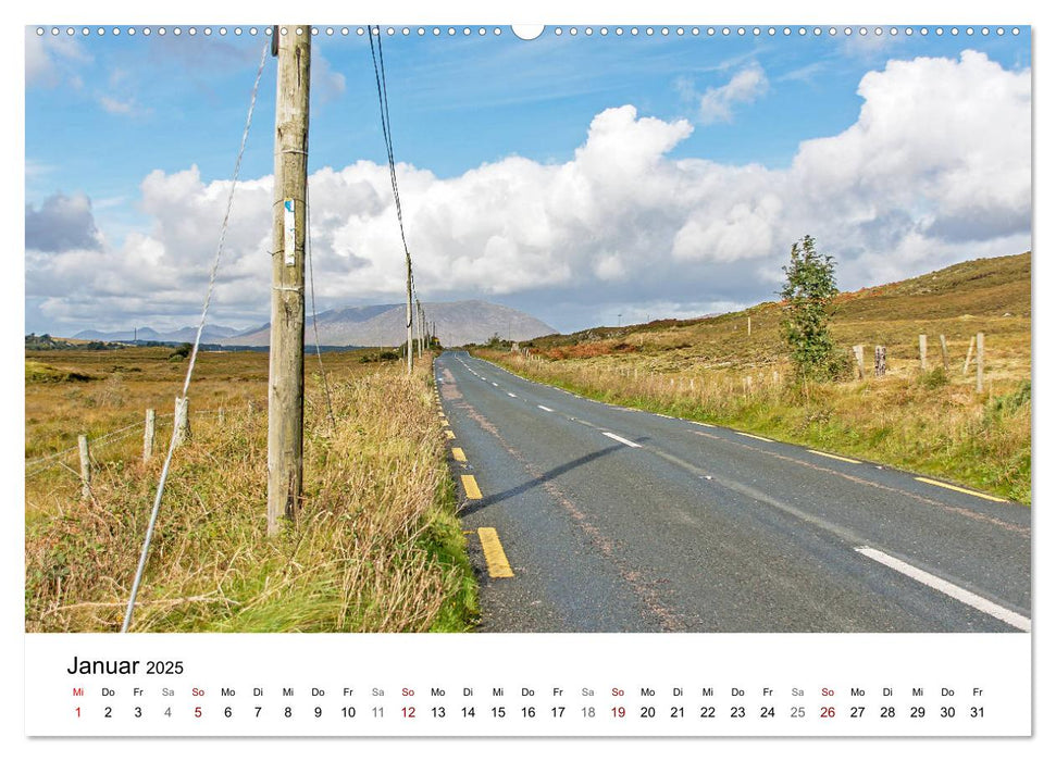 Irlands wilder Nordwesten, zwischen Galway und Fanad Head Lighthouse (CALVENDO Premium Wandkalender 2025)