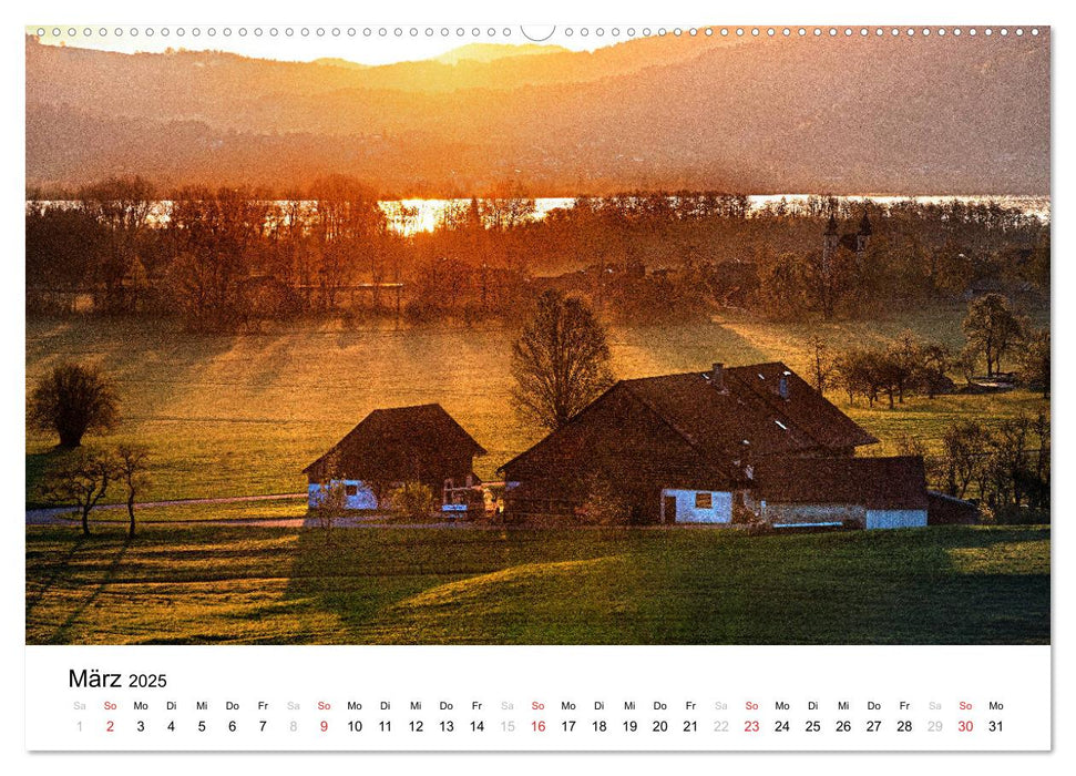 Zauberhaftes Mondseeland (CALVENDO Premium Wandkalender 2025)