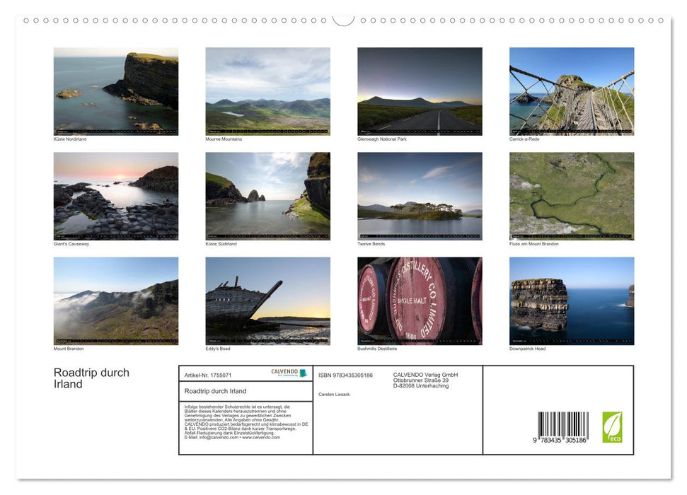 Roadtrip durch Irland (CALVENDO Premium Wandkalender 2025)