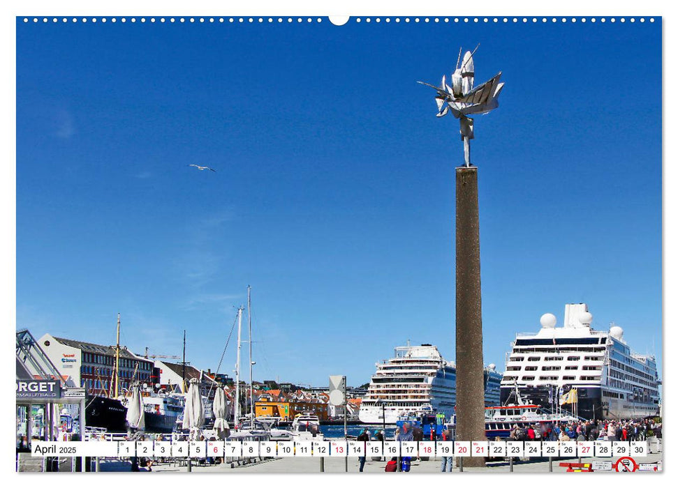 Sommer in Stavanger vom Frankfurter Taxifahrer Petrus Bodenstaff (CALVENDO Premium Wandkalender 2025)