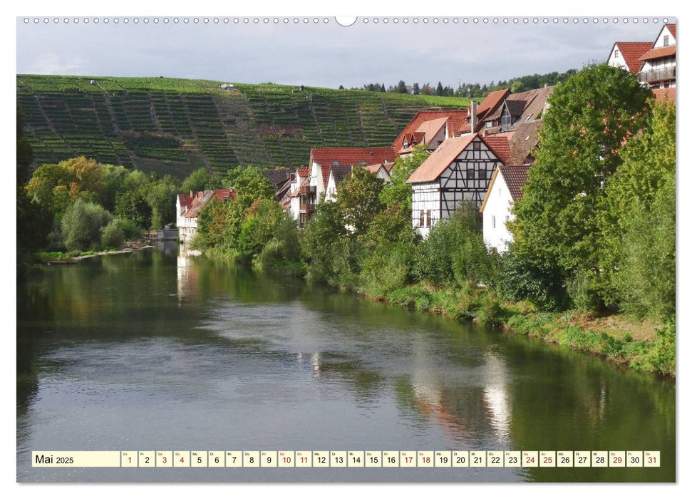 Unterwegs im Schwaben-Land (CALVENDO Wandkalender 2025)