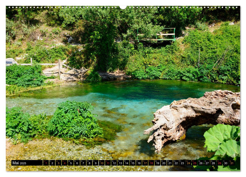 Landschaften in Albanien (CALVENDO Wandkalender 2025)