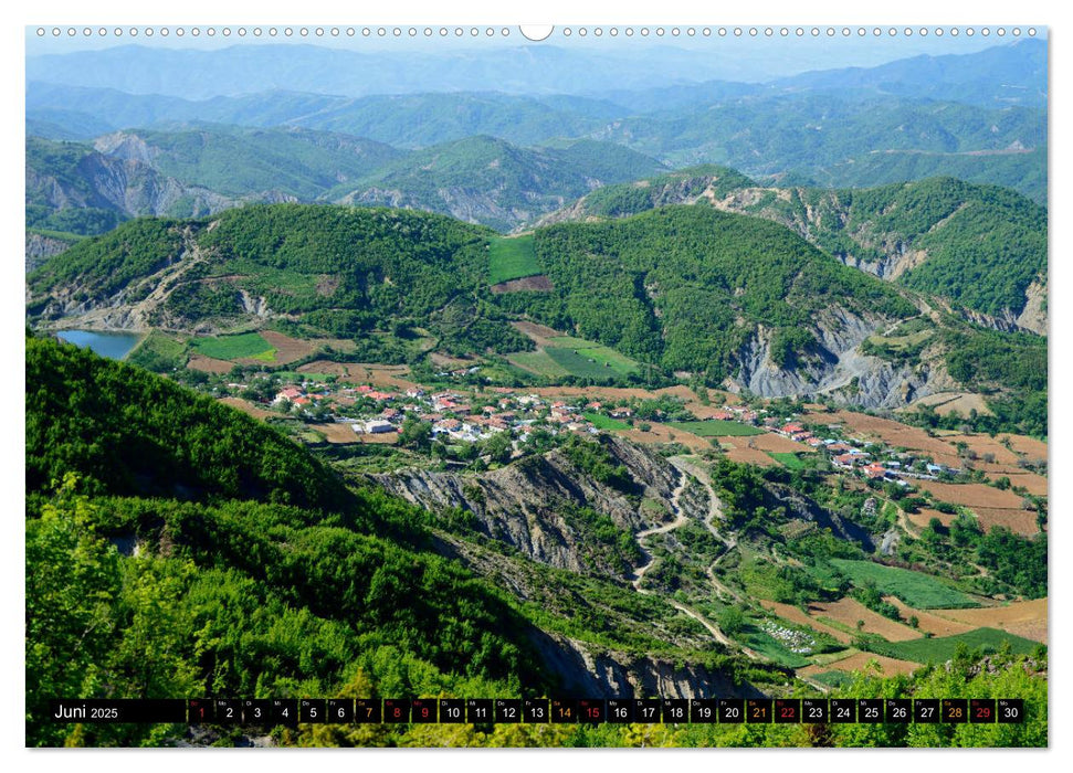 Landschaften in Albanien (CALVENDO Wandkalender 2025)