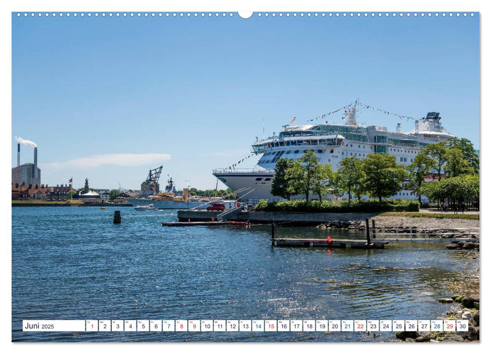 Sommer in Kopenhagen (CALVENDO Wandkalender 2025)