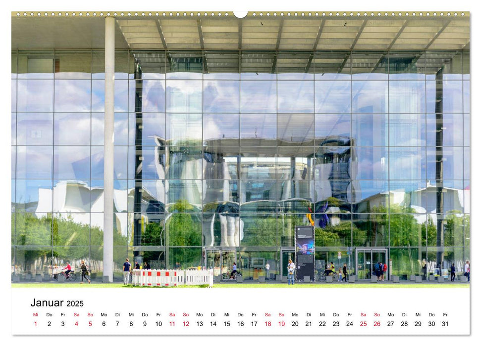 Das Regierungsviertel in Berlin (CALVENDO Wandkalender 2025)