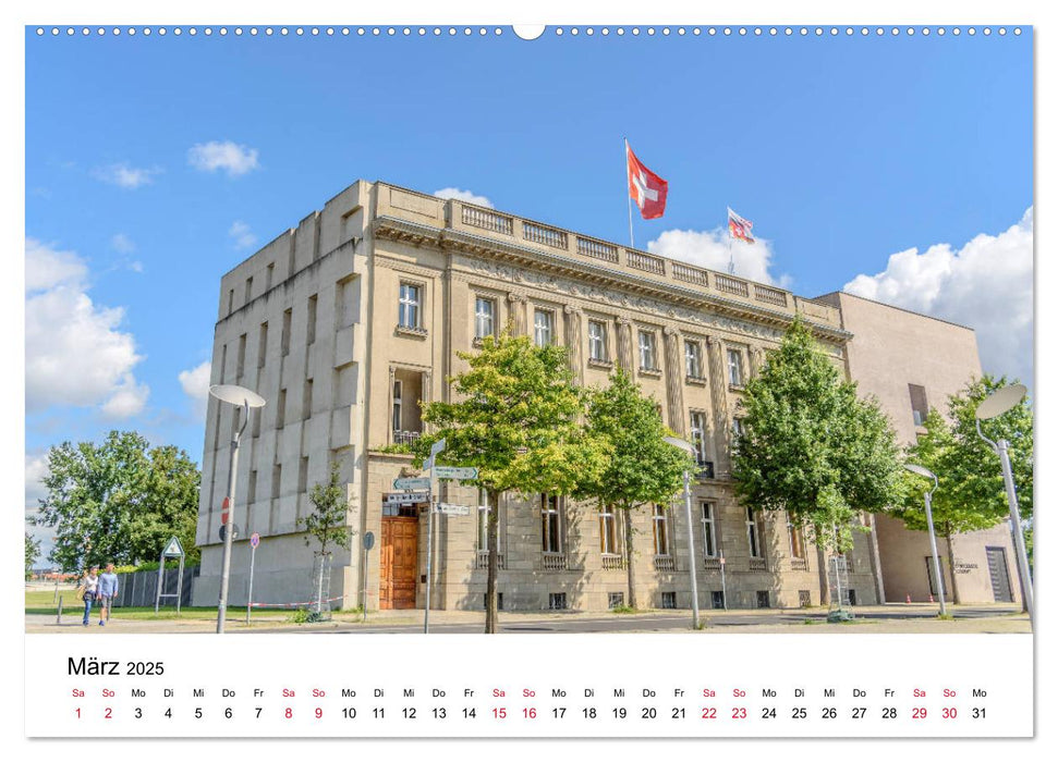 Das Regierungsviertel in Berlin (CALVENDO Wandkalender 2025)