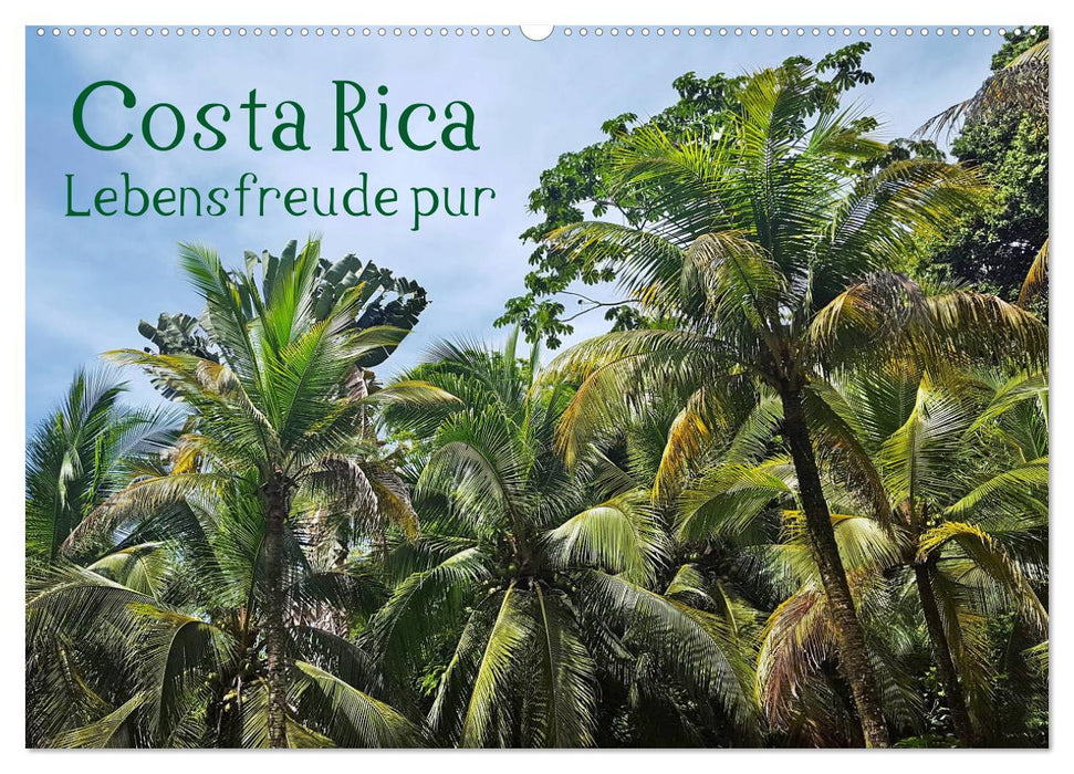 Costa Rica - Lebensfreude pur (CALVENDO Wandkalender 2025)