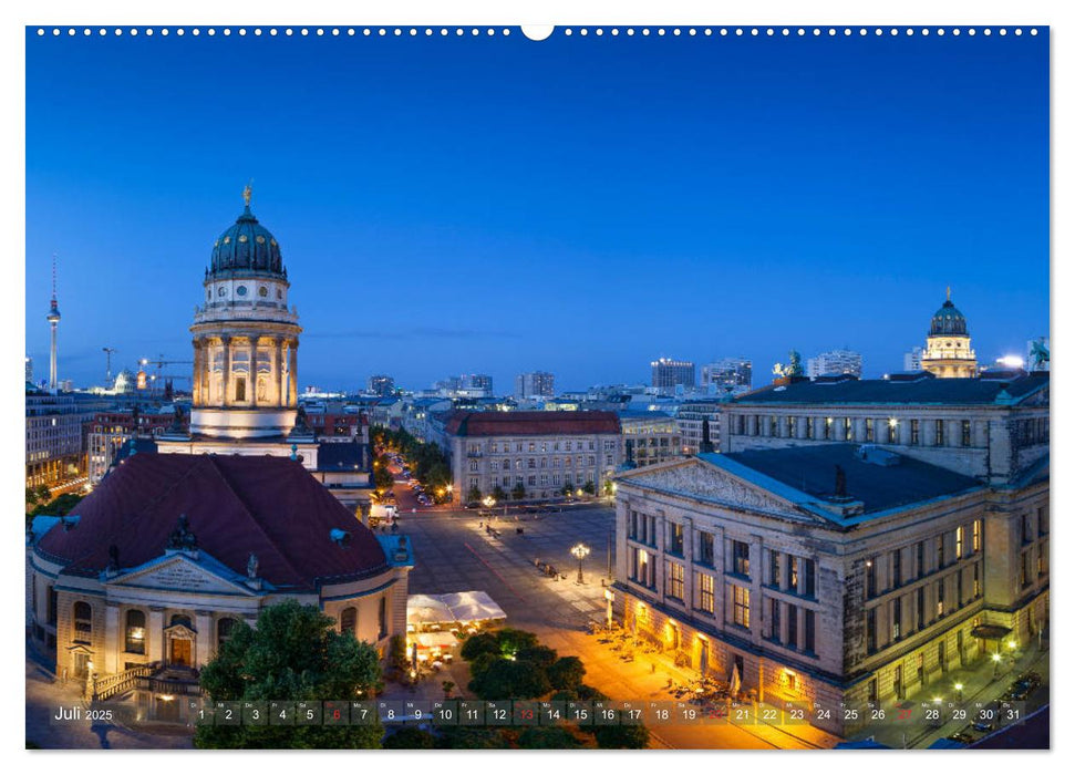 Berlin von oben (CALVENDO Premium Wandkalender 2025)