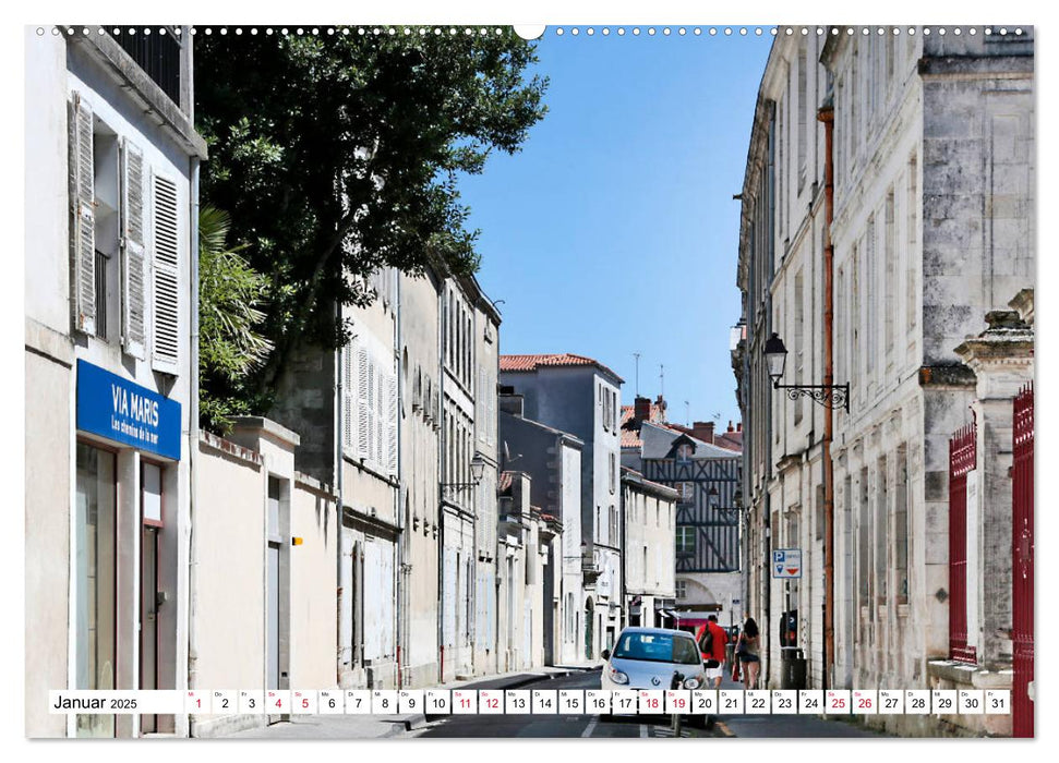 Ein Sommer in La Rochelle vom Frankfurter Taxifahrer Petrus Bodenstaff (CALVENDO Premium Wandkalender 2025)