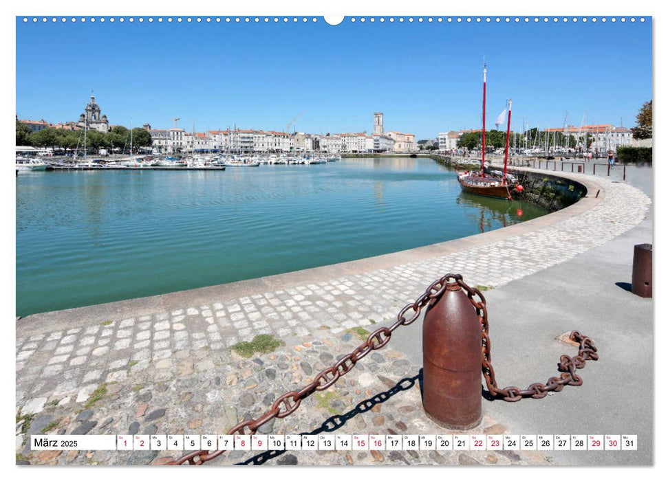 Ein Sommer in La Rochelle vom Frankfurter Taxifahrer Petrus Bodenstaff (CALVENDO Premium Wandkalender 2025)