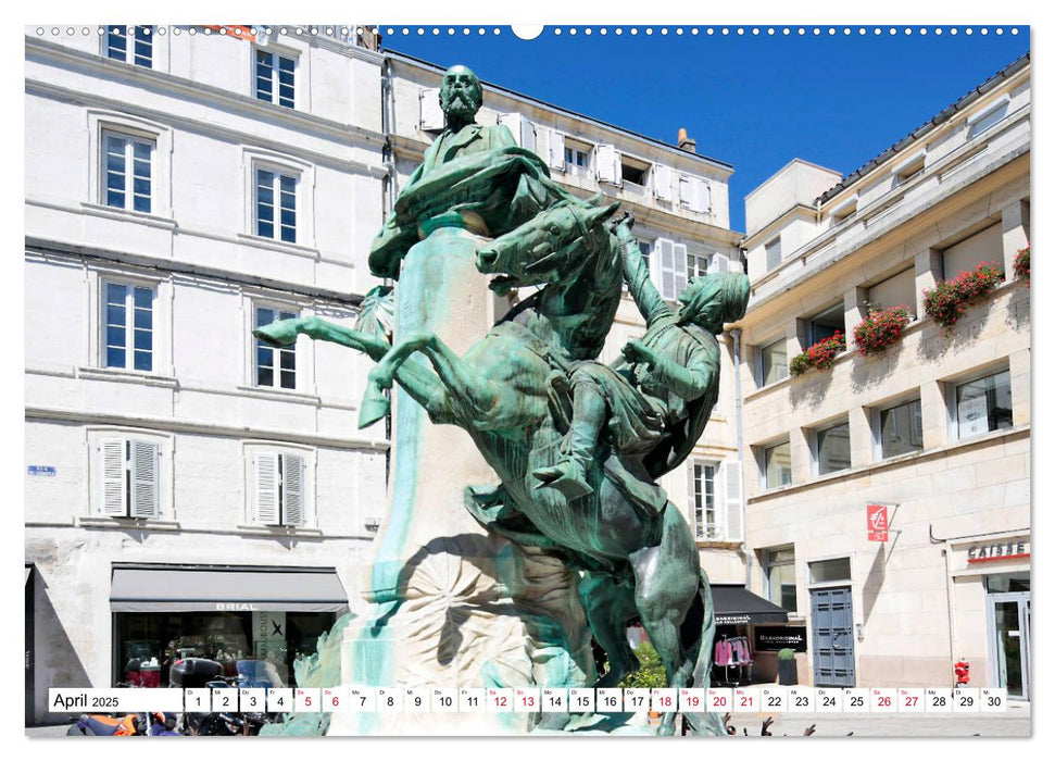 Ein Sommer in La Rochelle vom Frankfurter Taxifahrer Petrus Bodenstaff (CALVENDO Premium Wandkalender 2025)