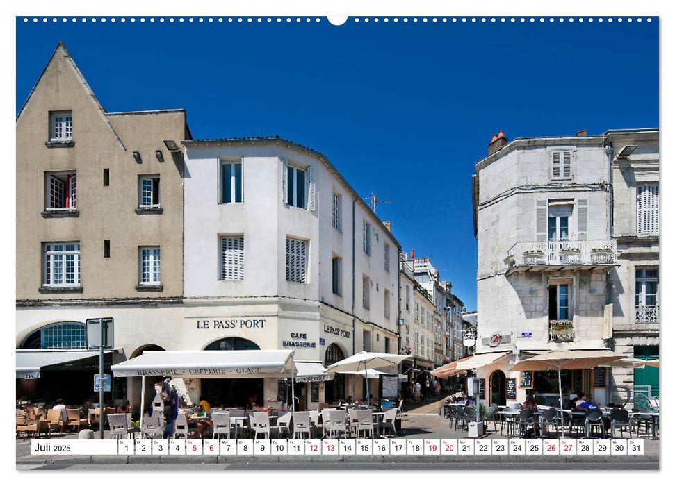 Ein Sommer in La Rochelle vom Frankfurter Taxifahrer Petrus Bodenstaff (CALVENDO Premium Wandkalender 2025)