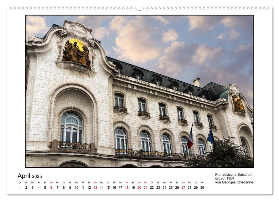 Jugendstil-Baukunst in Wien (CALVENDO Premium Wandkalender 2025)