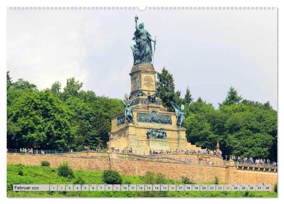 Rüdesheim - Eine Perle am Mittelrhein (CALVENDO Premium Wandkalender 2025)