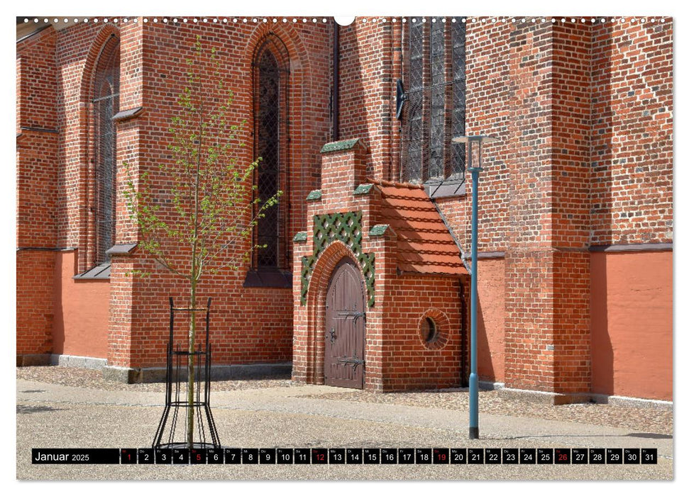 Grabow - Fachwerkstadt an der Elde (CALVENDO Premium Wandkalender 2025)