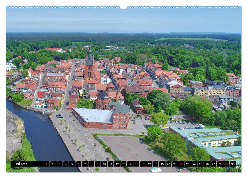 Grabow - Fachwerkstadt an der Elde (CALVENDO Premium Wandkalender 2025)