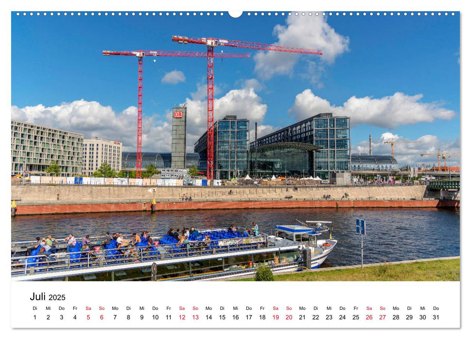 Das Regierungsviertel in Berlin (CALVENDO Premium Wandkalender 2025)