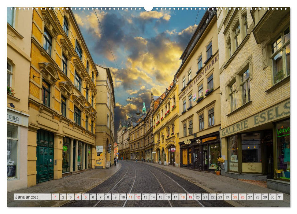 Halle a. d. Saale Impressionen (CALVENDO Premium Wandkalender 2025)