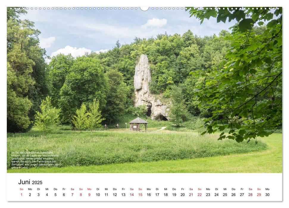 Das Lonetal - Wiege der menschlichen Kunst (CALVENDO Premium Wandkalender 2025)