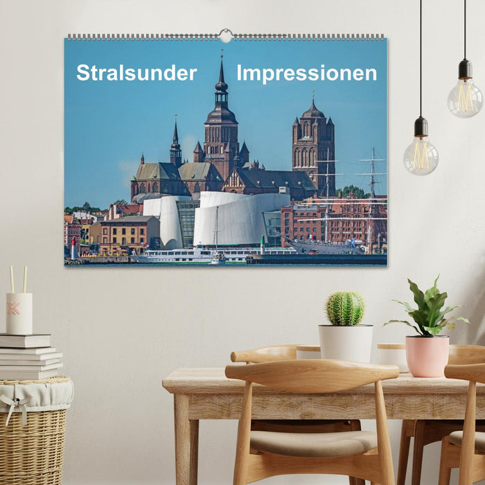 Stralsunder Impressionen (CALVENDO Wandkalender 2025)