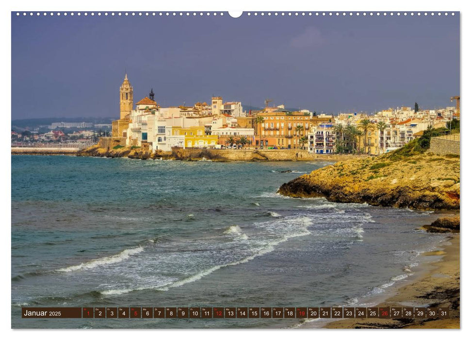 Costa de Ponent - Unterwegs zwischen Barcelona und Tarragona (CALVENDO Premium Wandkalender 2025)