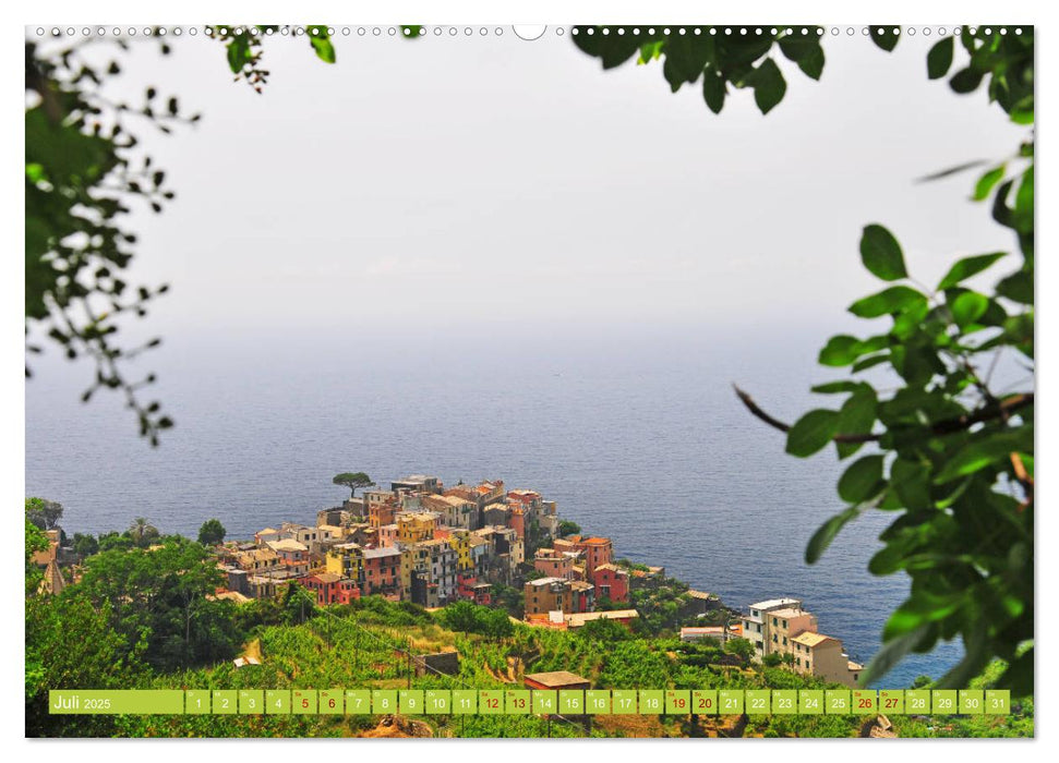 Cinque Terre - die bunten Dörfer Liguriens (CALVENDO Premium Wandkalender 2025)