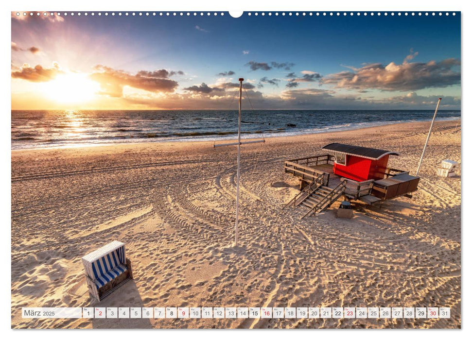 Nordseeperle Sylt (CALVENDO Premium Wandkalender 2025)