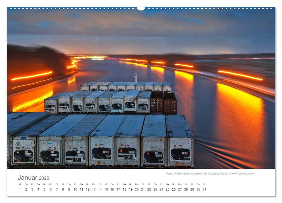 Faszination Schifffahrt - Schiffspassagen (CALVENDO Premium Wandkalender 2025)