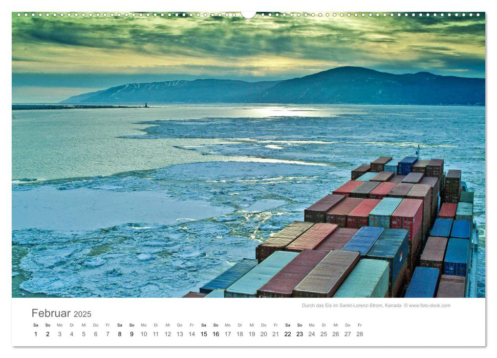 Faszination Schifffahrt - Schiffspassagen (CALVENDO Premium Wandkalender 2025)