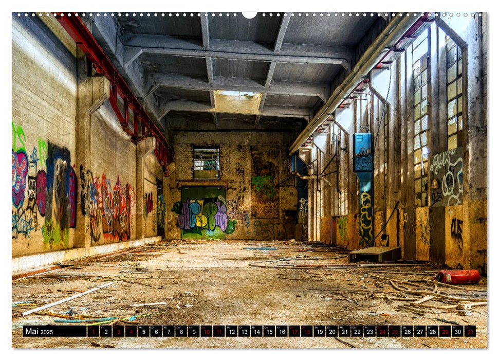 Lost Places Graffiti (CALVENDO Wandkalender 2025)