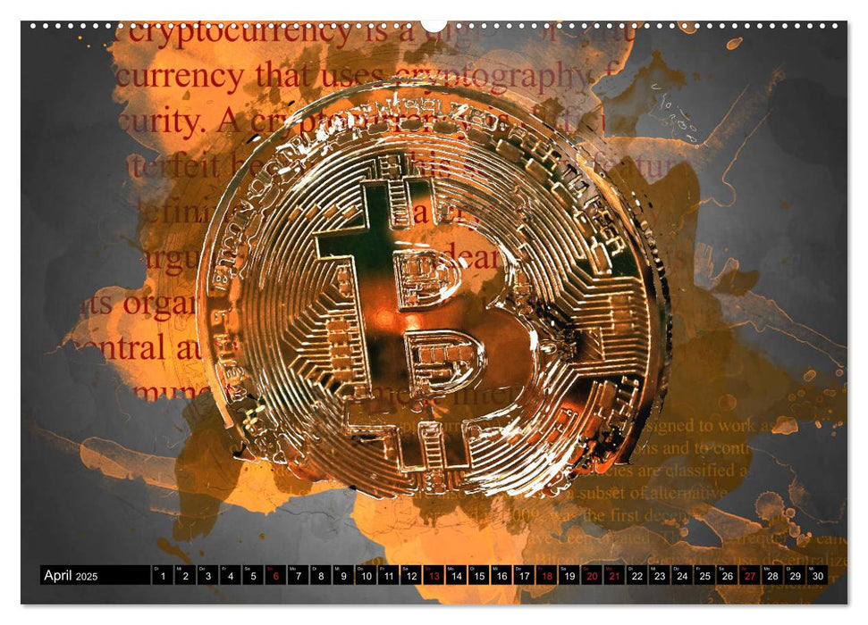 Bitcoins (CALVENDO Premium Wandkalender 2025)