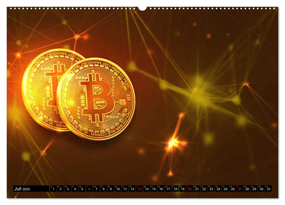 Bitcoins (CALVENDO Premium Wandkalender 2025)