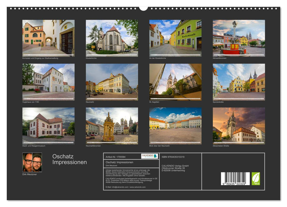 Oschatz Impressionen (CALVENDO Premium Wandkalender 2025)