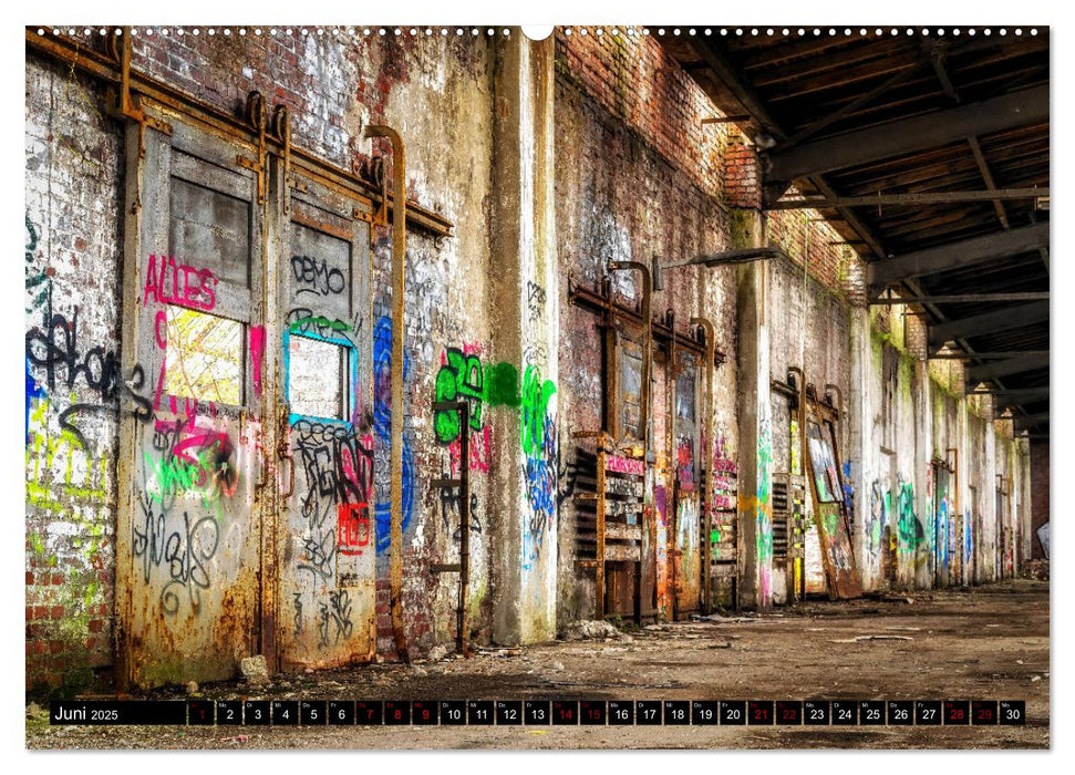 Lost Places Graffiti (CALVENDO Premium Wandkalender 2025)